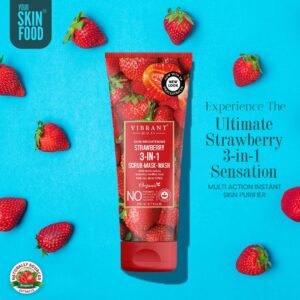 Vibrant Beauty Strawberry 3in1 Scrub-Mask-Wash (200ml)