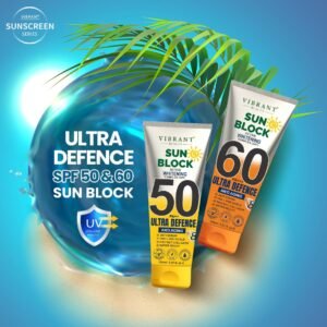 Vibrant Beauty Sunblock SPF-60 & SPF-60 (150ml) Combo Pack