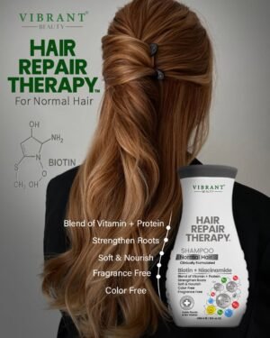 Vibrant Beauty Hair Repair Therapy Shampoo Normal Hair (Biotin + Niacinamide) (400ml)