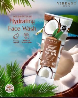 Vibrant Beauty Coconut Hydrating Face Wash (100ml)