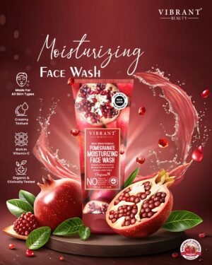 Vibrant Beauty Pomegranate Moisturizing Face Wash (100ml)