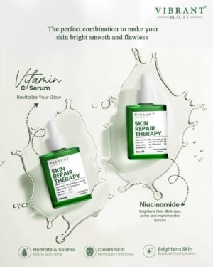 Vibrant Beauty Skin Repair Therapy Vitamin-C + Niacinamide Serum (30ml)